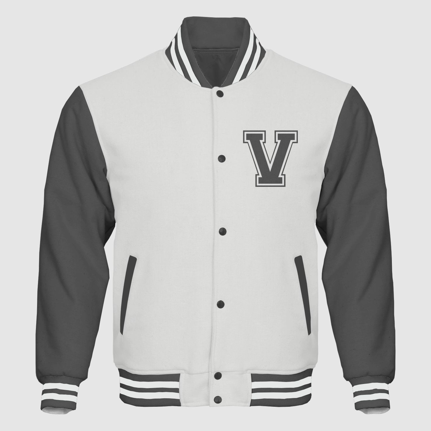 Varsity Wool Fleece Letterman Jacket